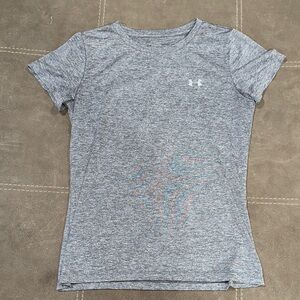 Under Armour Heathered Gray Tee